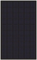 Czarny panel słoneczny o mocy 250W 24V Hareon ...